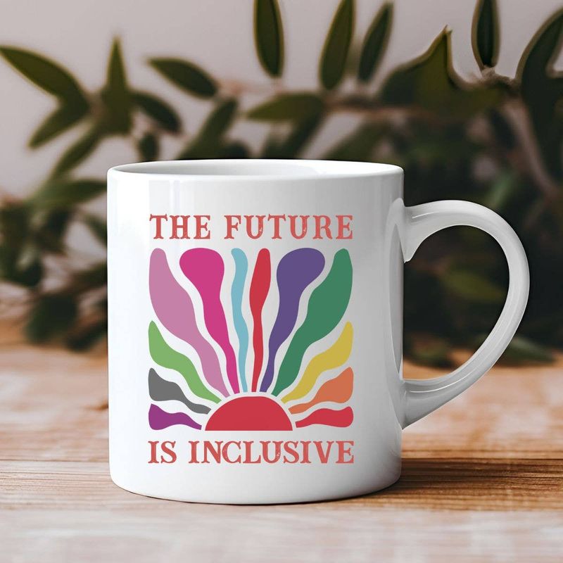 The Future is Inclusive Pride LGBTQ 11 oz Coffee Mug