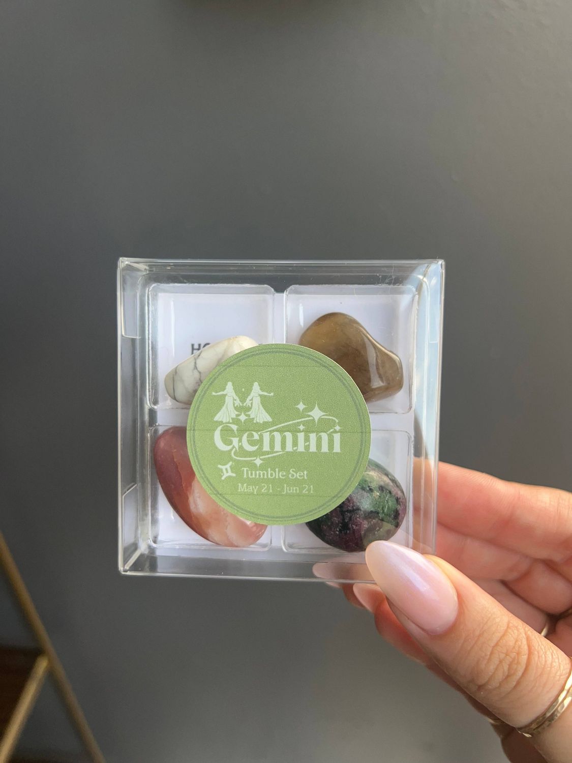 Gemini Zodiac Tumbled Crystal Set - Healing &amp; Communication