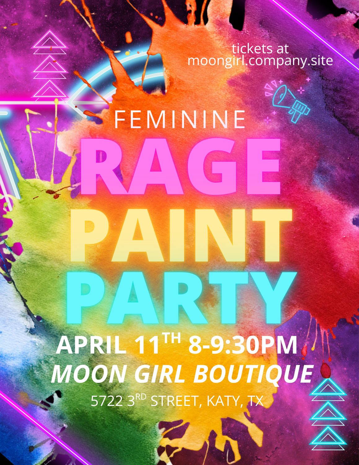 Feminine Rage Paint Party🎨🫟🤬