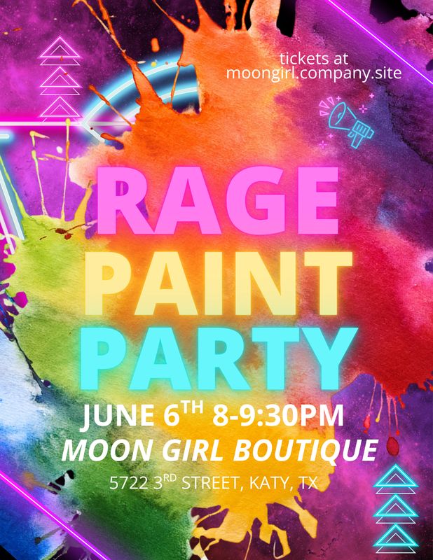 6/1 Rage Paint Party🎨🫟🤬