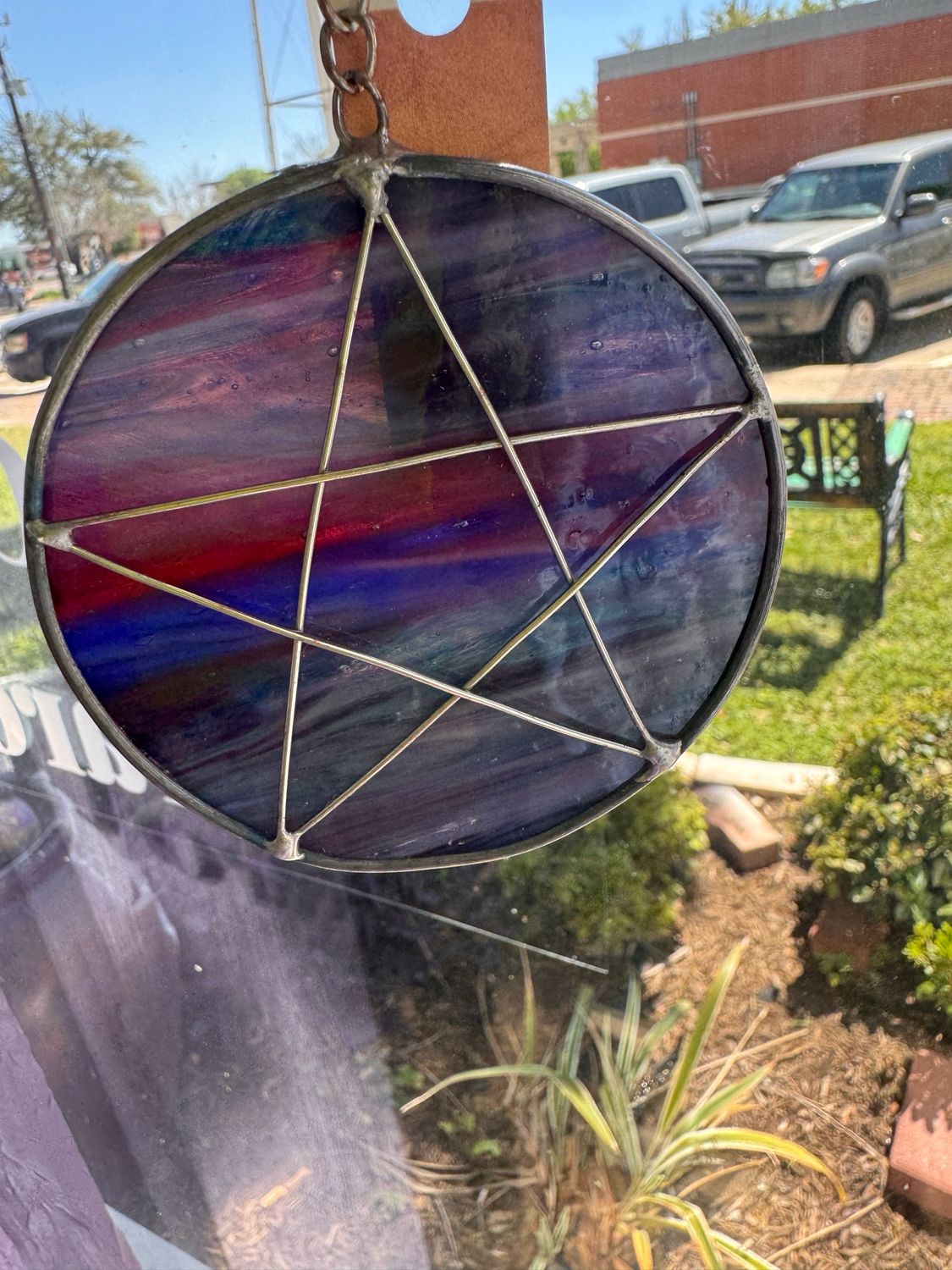 Arlette - Pentagram Suncatcher