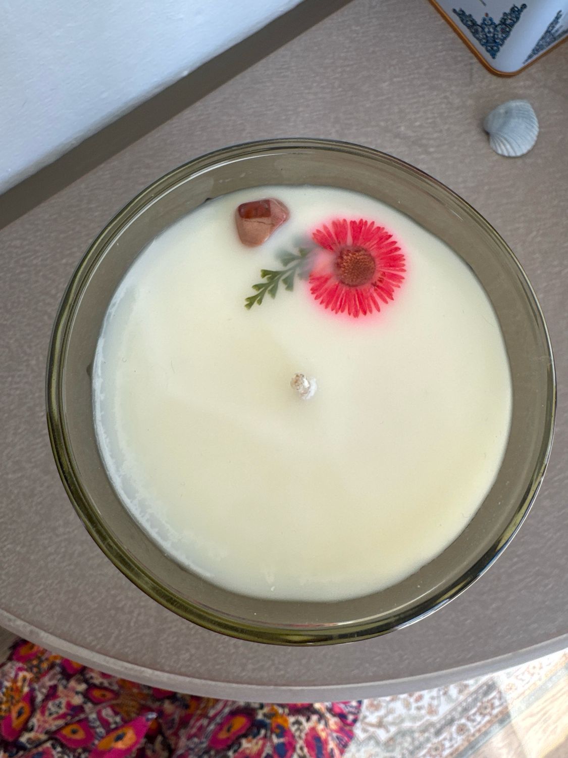 BB Candle Chalice Dark Amber