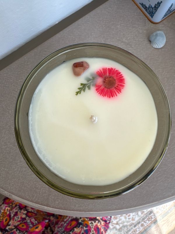 BB Candle Chalice Dark Amber