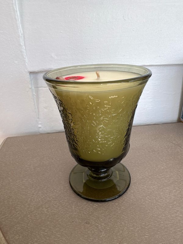 BB Candle Chalice Dark Amber
