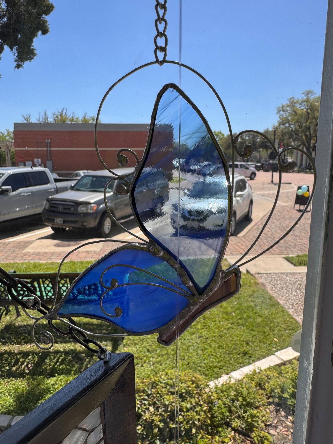 Arlette - Blue Butterfly Suncatcher