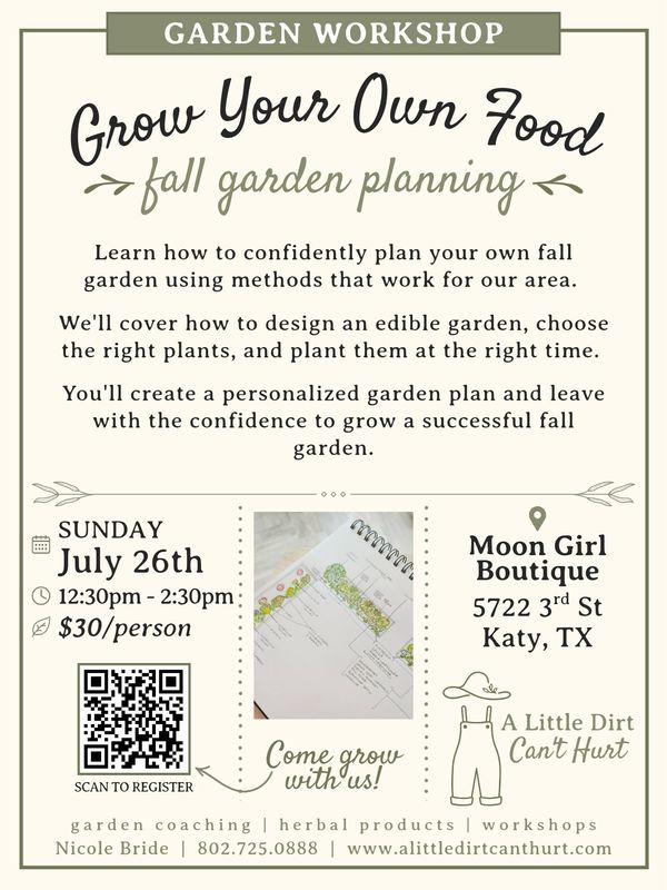 Grow Your Own Food Workshop