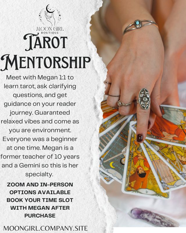 1:1 Tarot Mentorship (60 Min)
