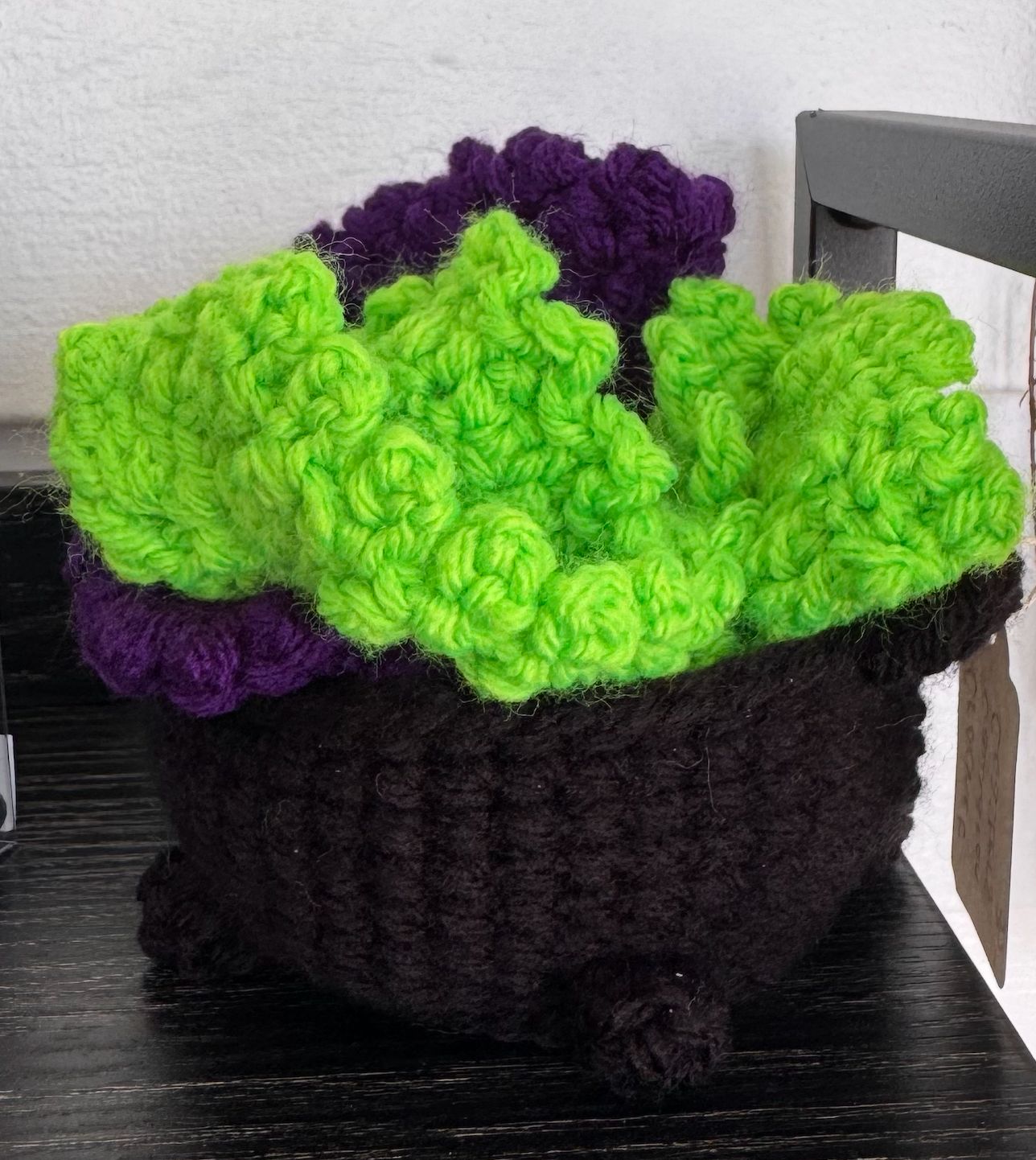 Crochet Cauldron Coasters