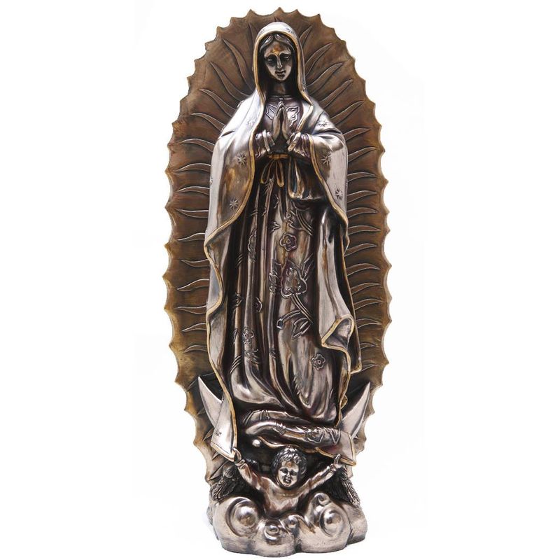 Large Our Lady of Guadalupe Bronze Statue