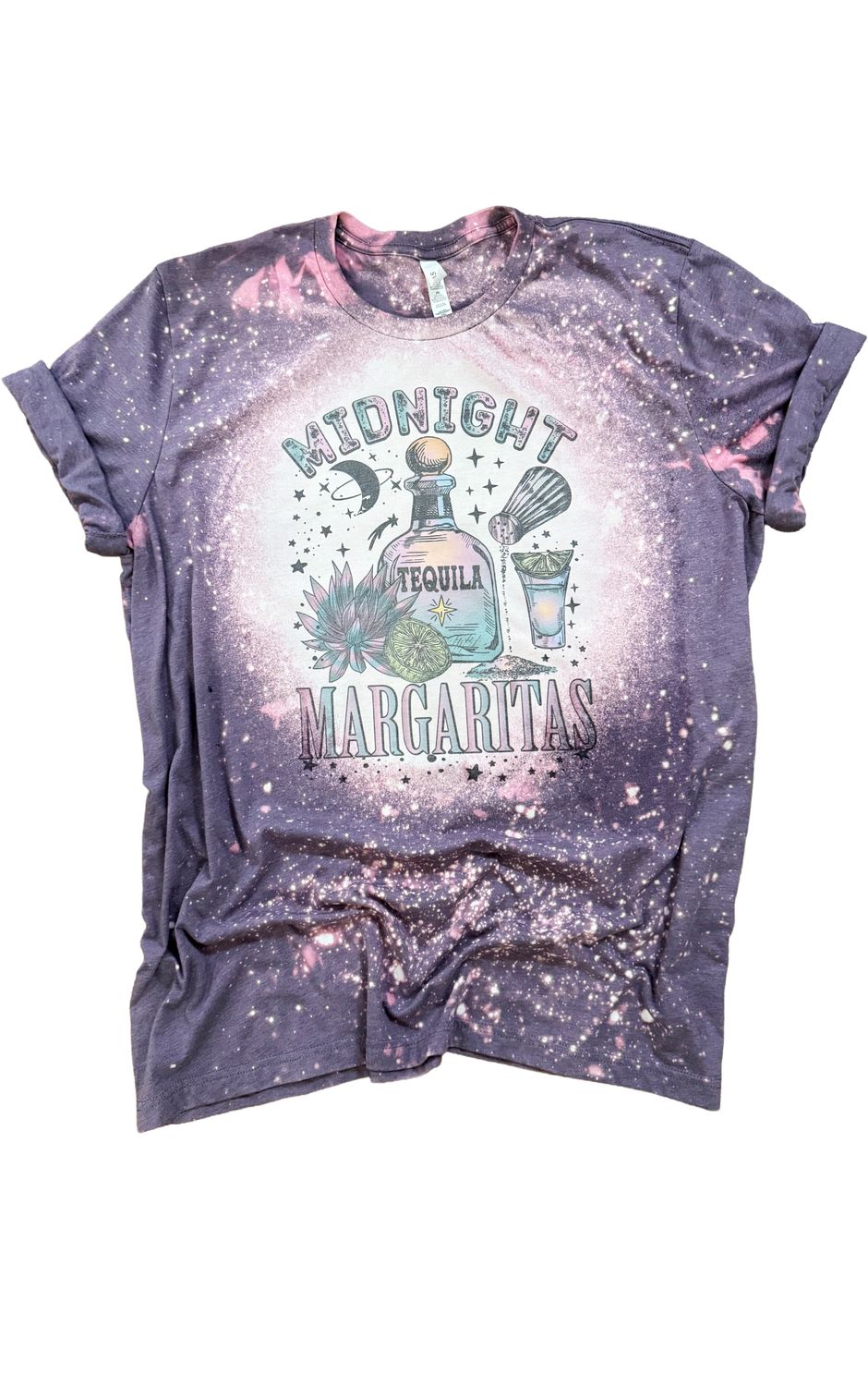 Witchy Margaritas Bleached Tee : Medium