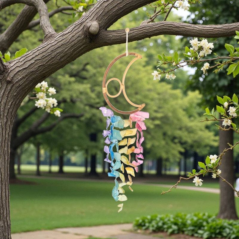 Windchime - Sea Glass, Moon Multicolor