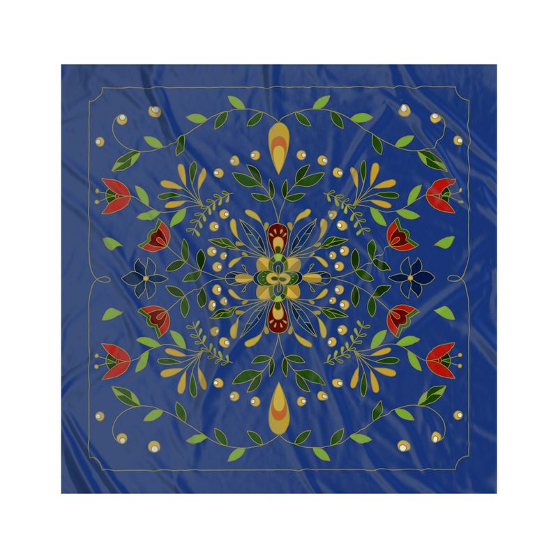 Slavic Style Floral Altar Cloth