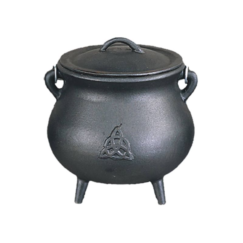 Cast Iron Cauldron - Triquetra (7 in.)