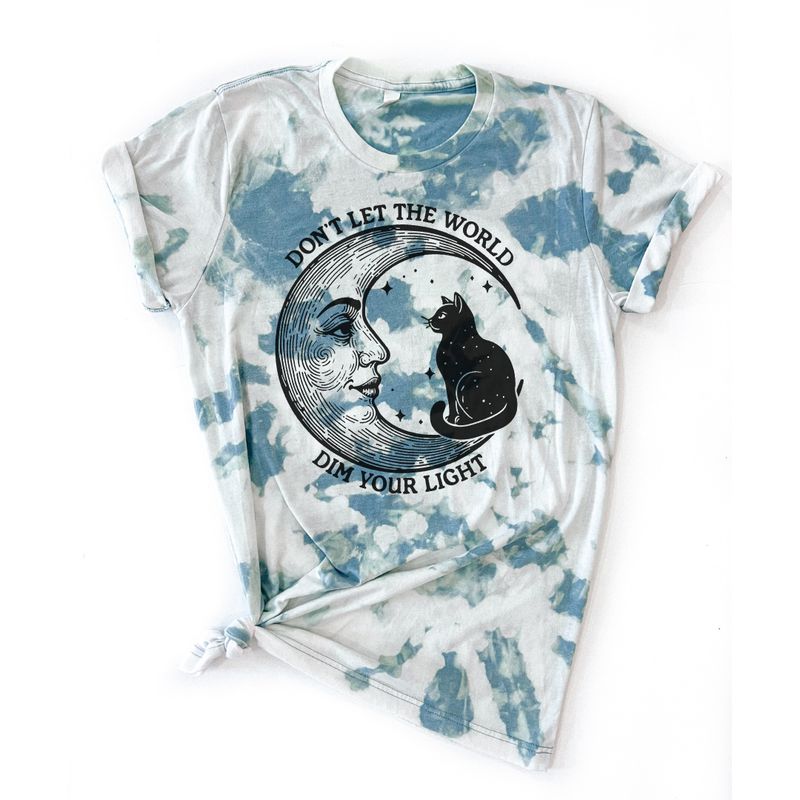 Don’t Let the World Dim Your Light Tie-Dye Tee: Small