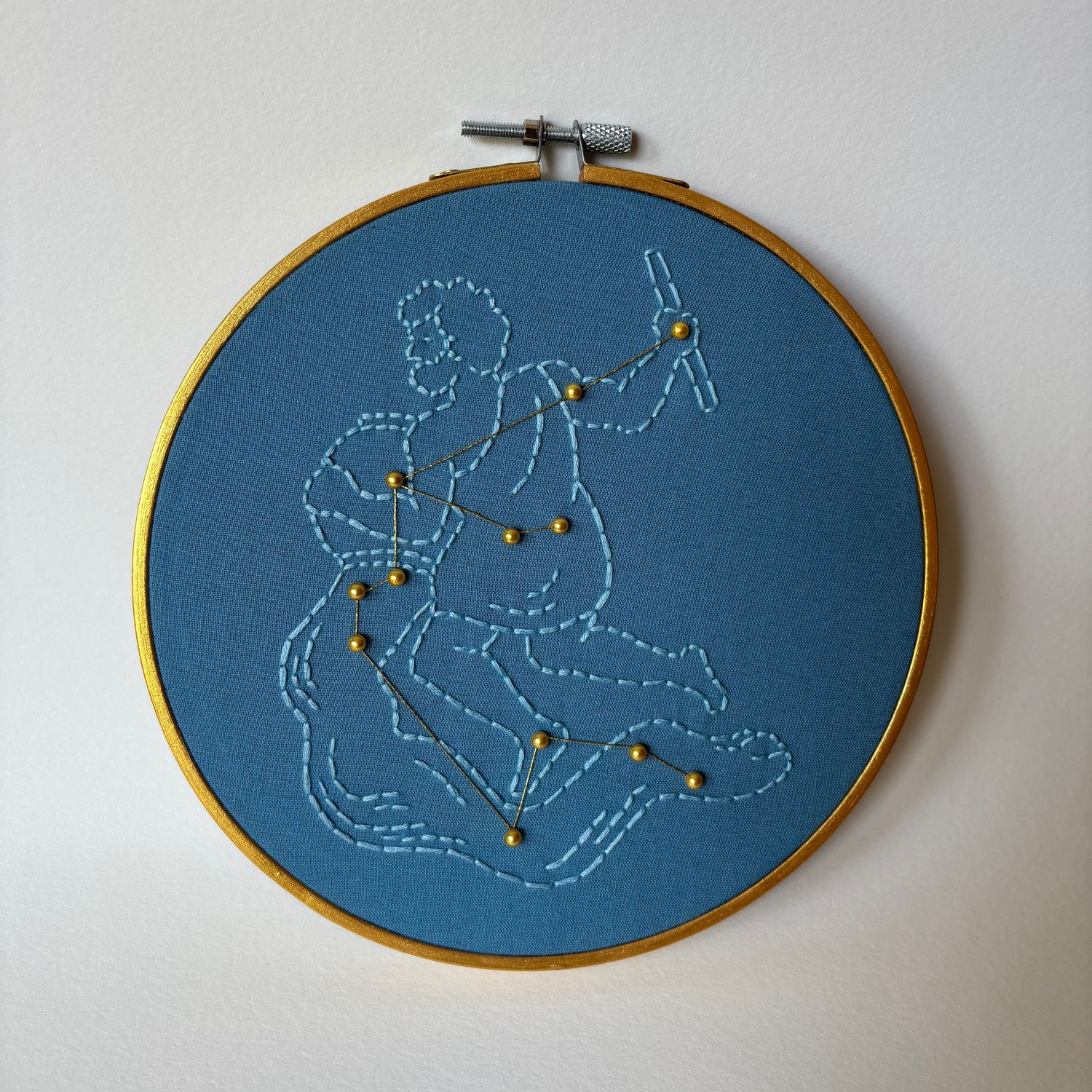 Cross Stitch Zodiac Art by Sarah Schroeder