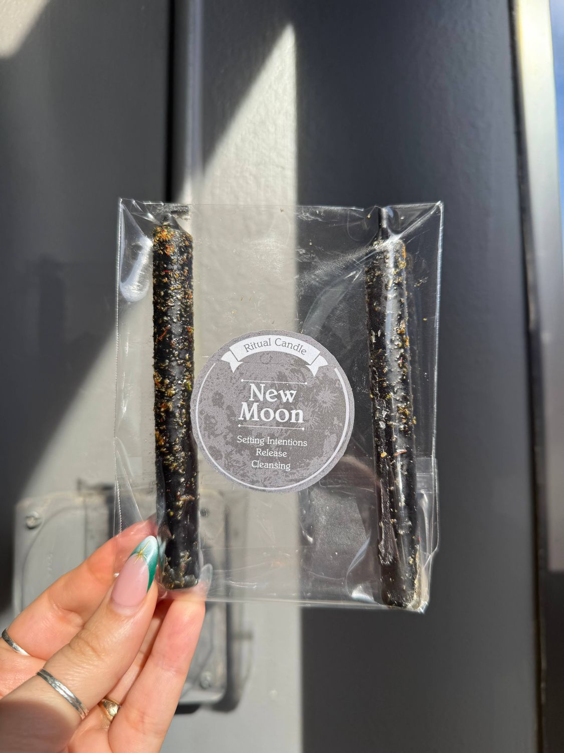 New Moon Ritual Candles - Cleansing &amp; Intention Setting