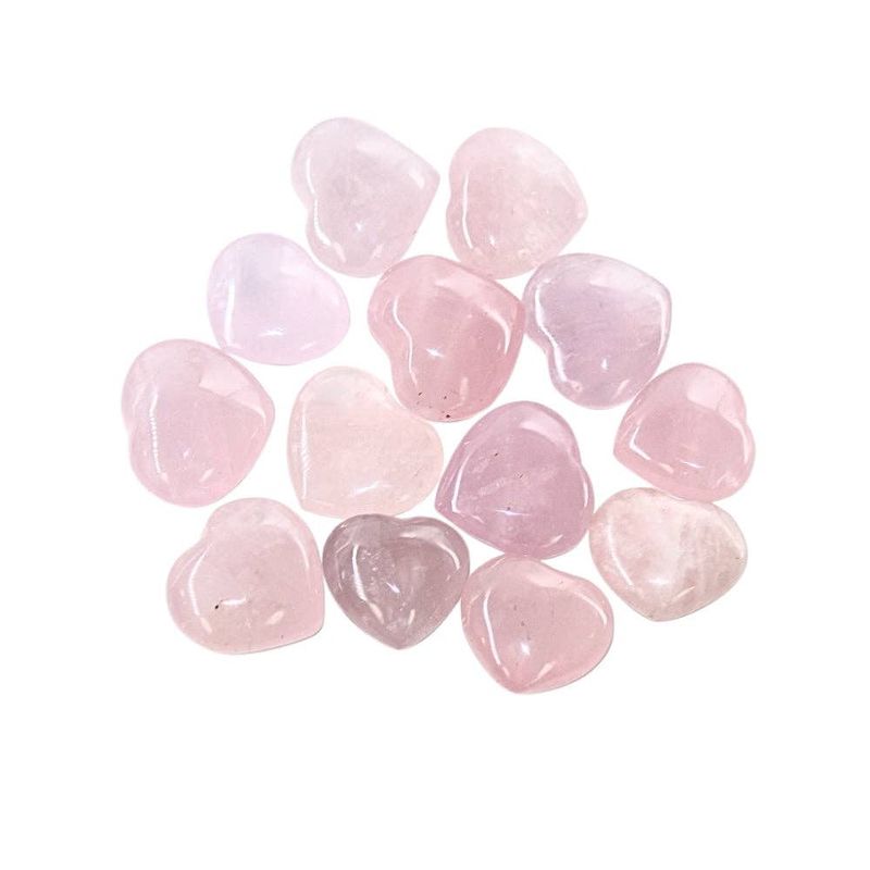 Crystal Heart - Rose Quartz