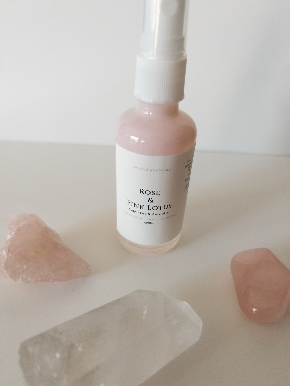 SA Rose &amp; Pink Lotus Spray
