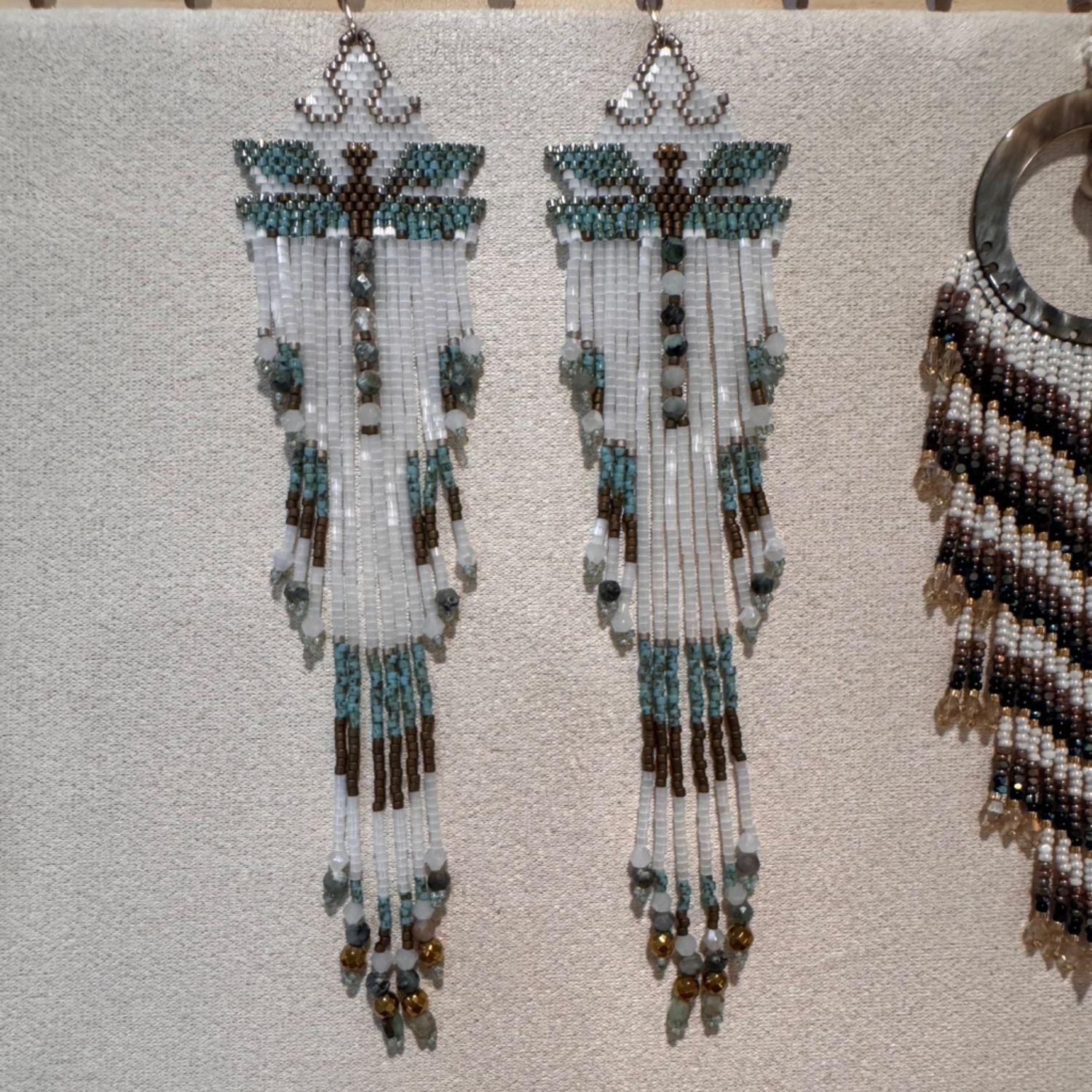 Minvely Dragonfly Beaded Earrings