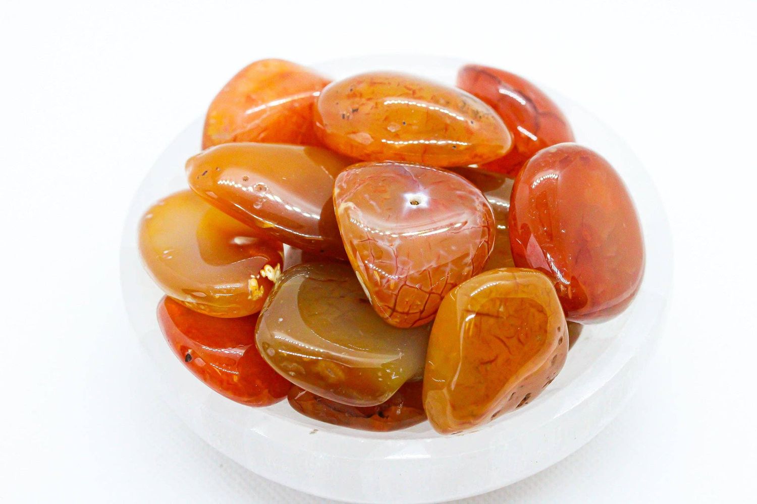 Natural Carnelian Tumbled 30-45mm 1KG