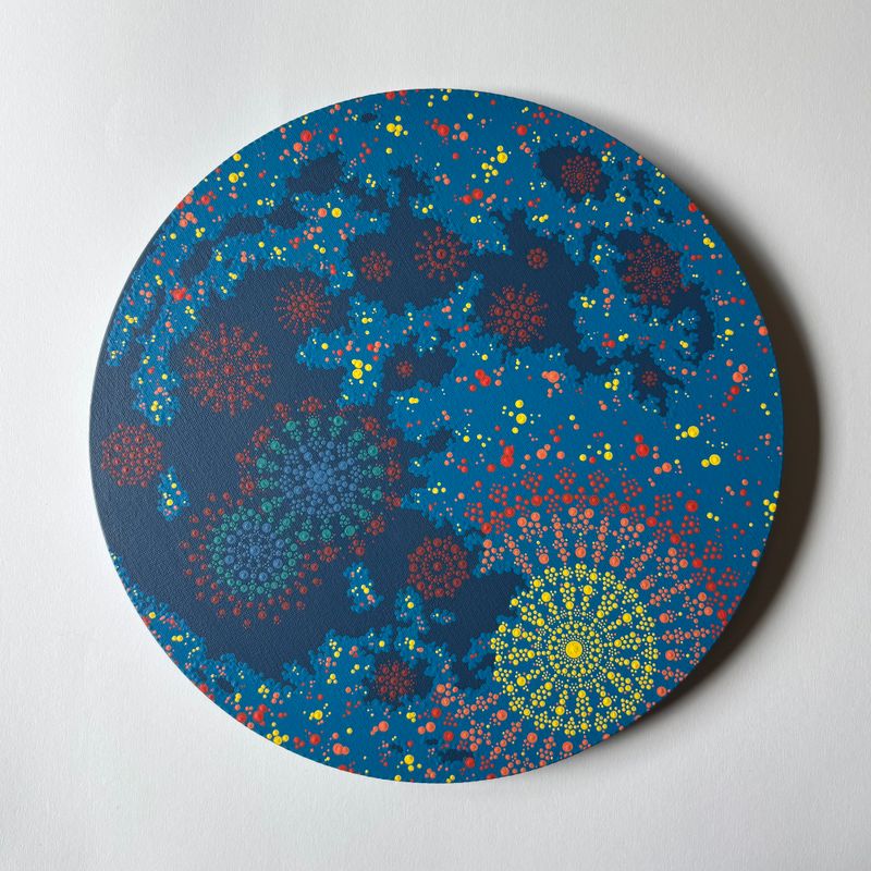 Moon Painting - Large/12in by Sarah Schroeder