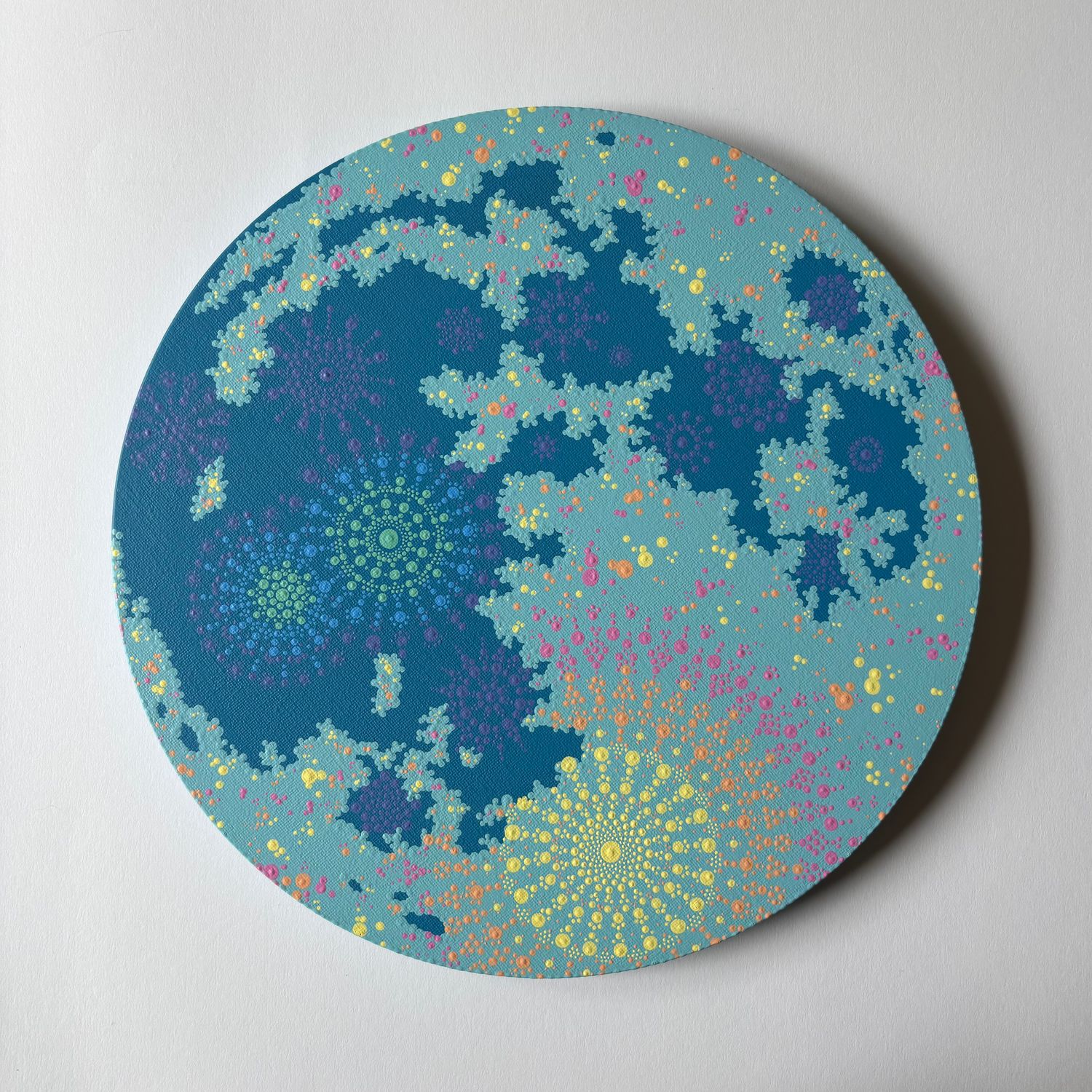 Moon Painting - Large/12in by Sarah Schroeder