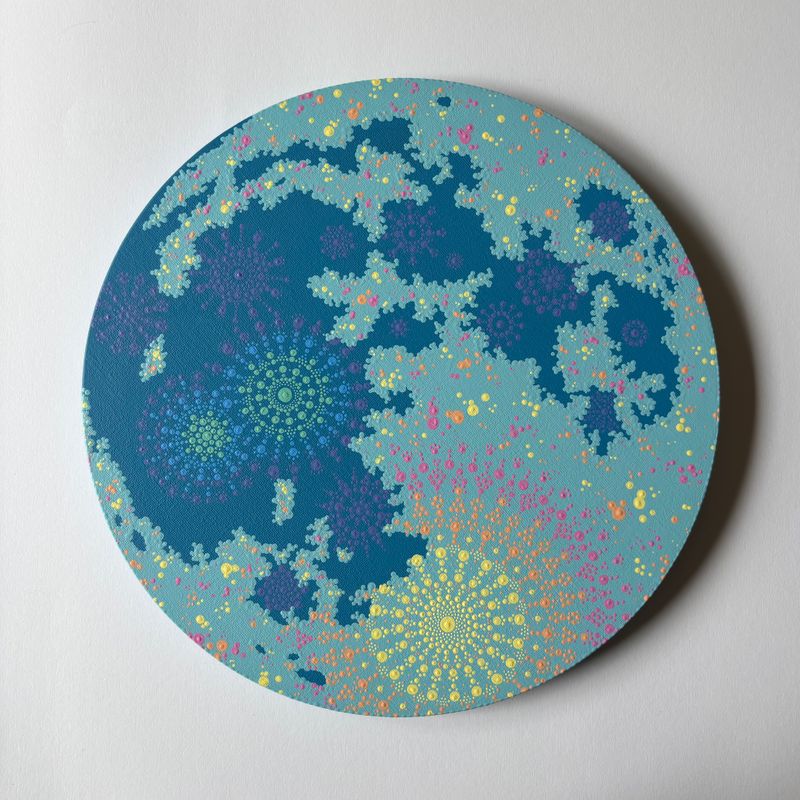 Moon Painting - Large/12in by Sarah Schroeder