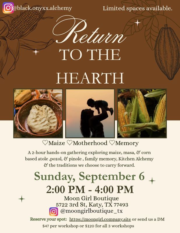 The Kitchen Alchemist Workshop Series w/ Mariel - Black Onyxx Alchemy