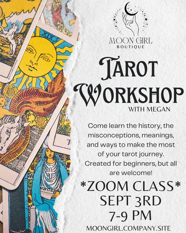 VIRTUAL Tarot Workshop