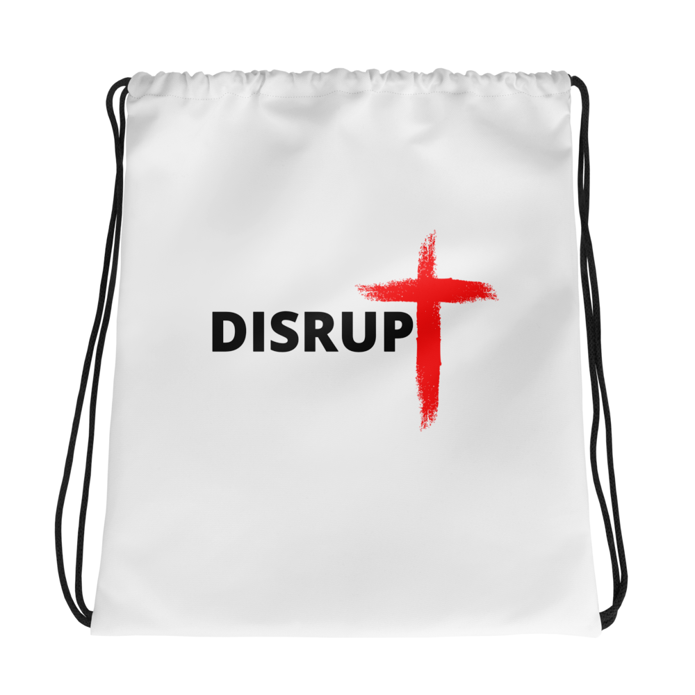Disrupt Drawstring Bag