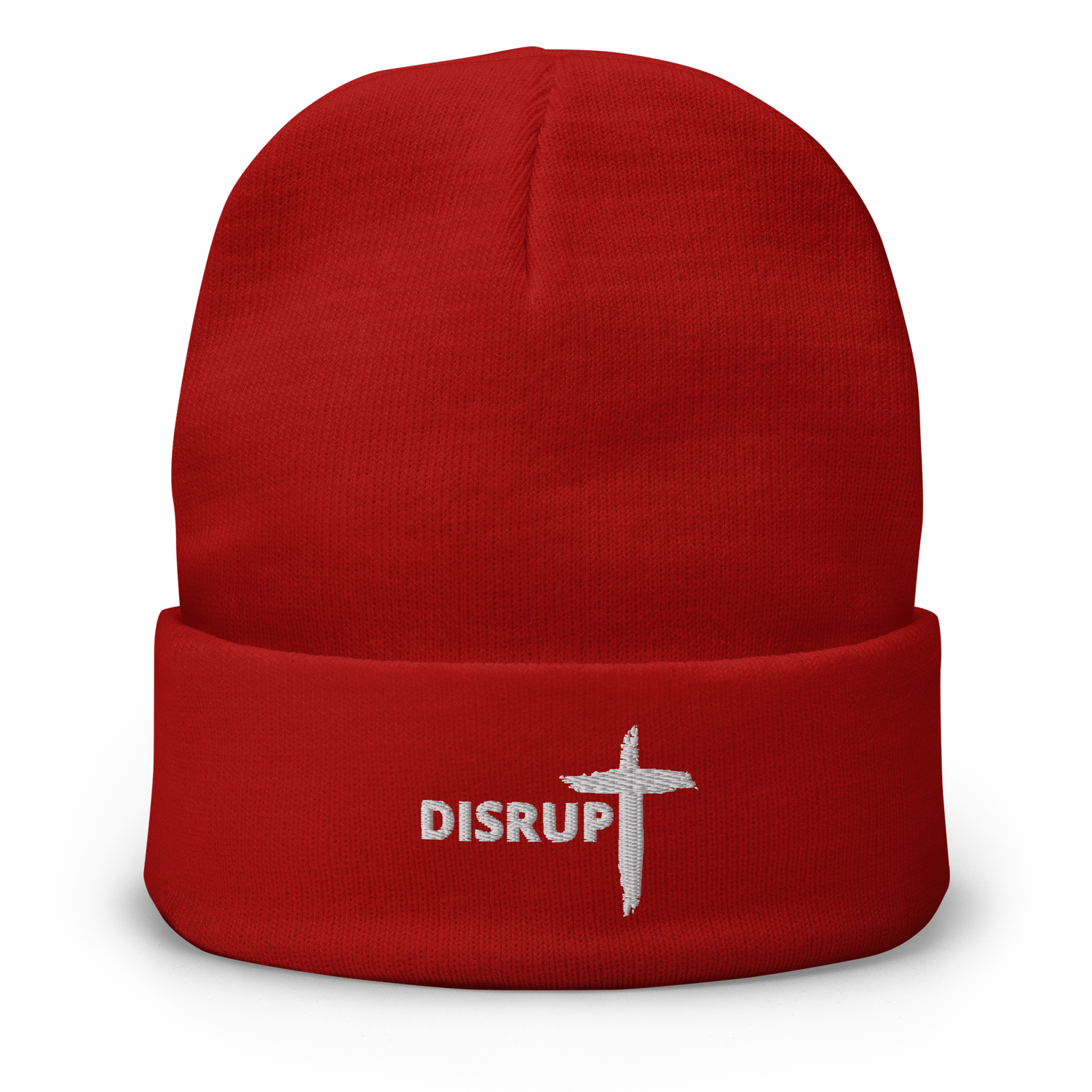Disrupt Embroidered Beanie