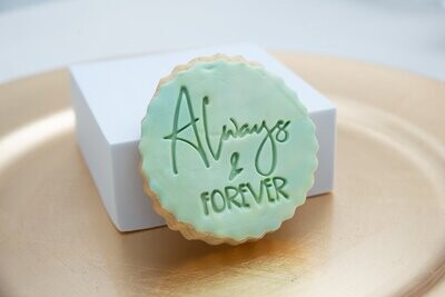 Wedding Biscuits Favours - Always & Forever