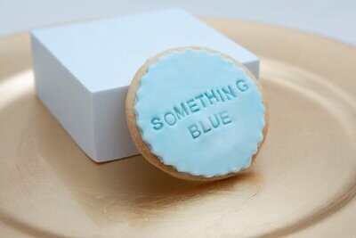 Wedding Biscuits Favours - Something Blue