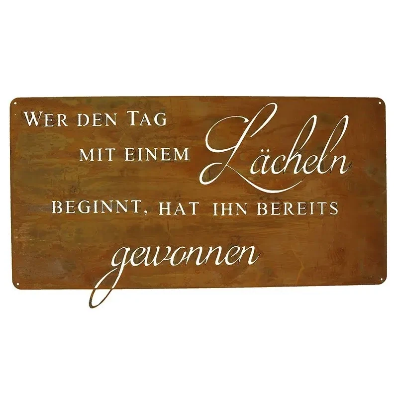Spruchtafel YELLI Modernes Wohnen Möbel & Dekoration für Innen und Außen
