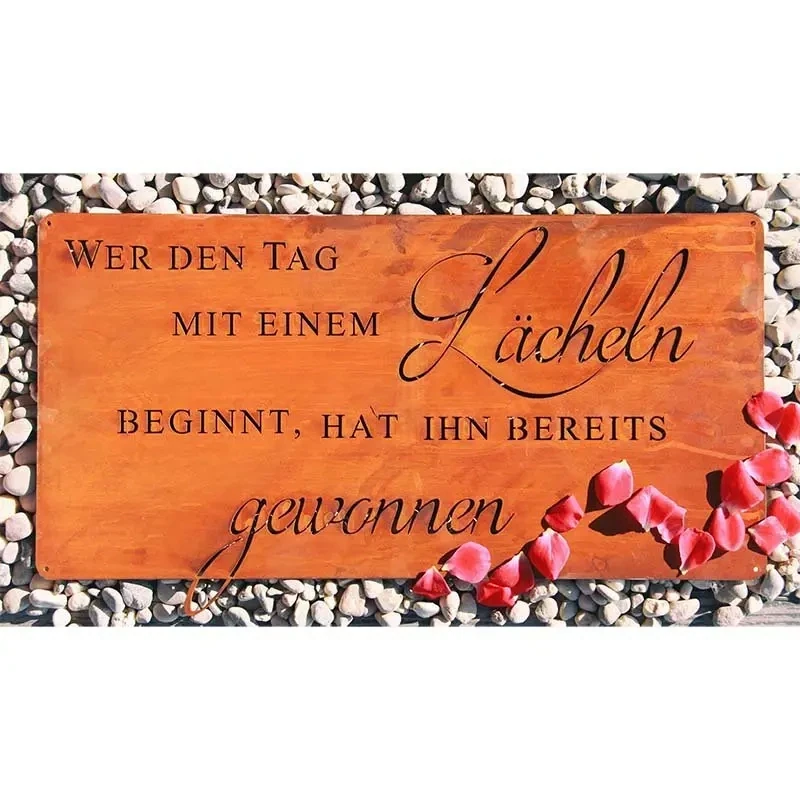 Spruchtafel YELLI Dekoration. Edel und nachhaltig. 🌱😊