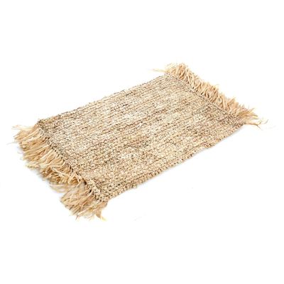 Tischset FRINGE RAFFIA rechteckig Natur