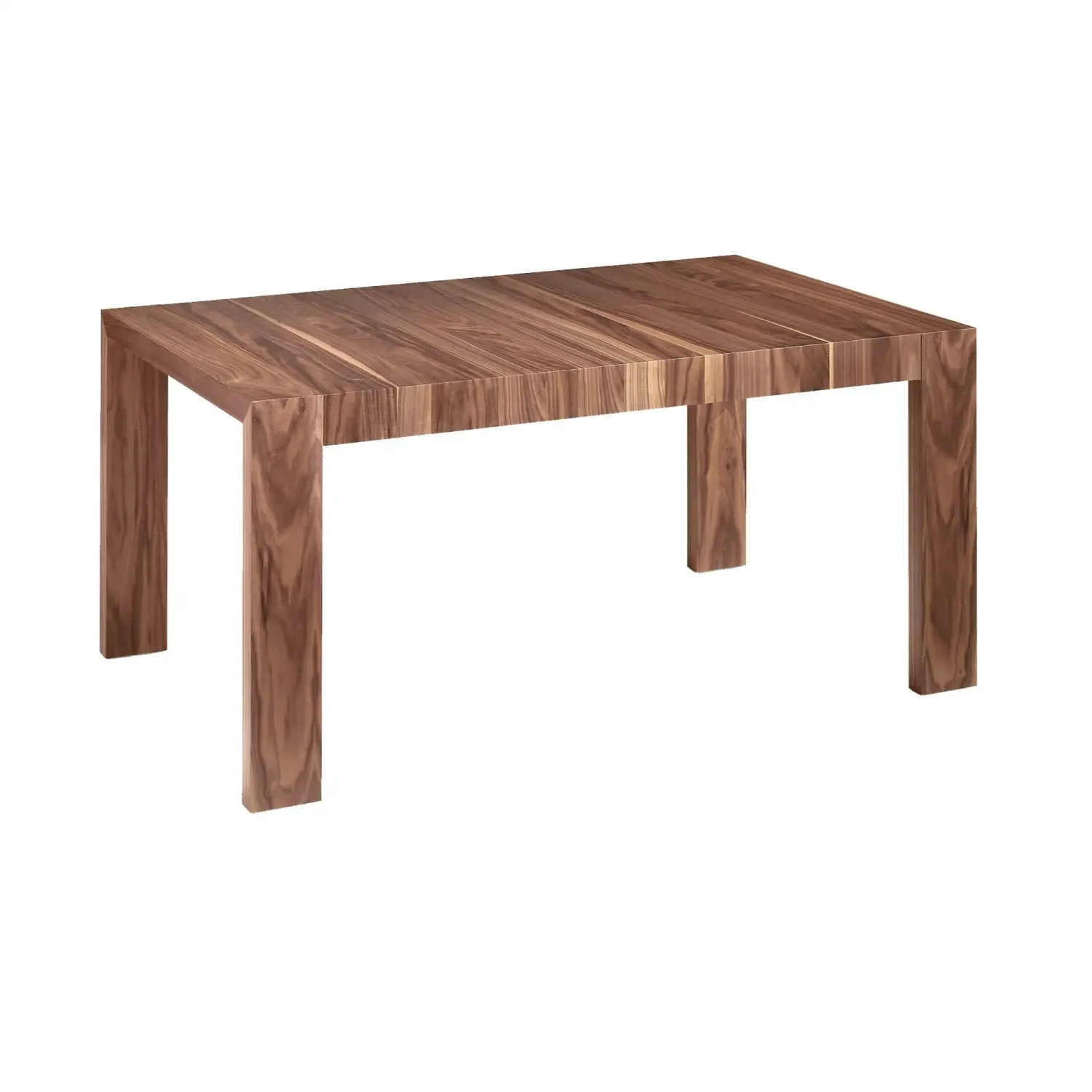 ESSTISCH Rechteckig Walnuss 160 x 100 cm ausziehbar 1012