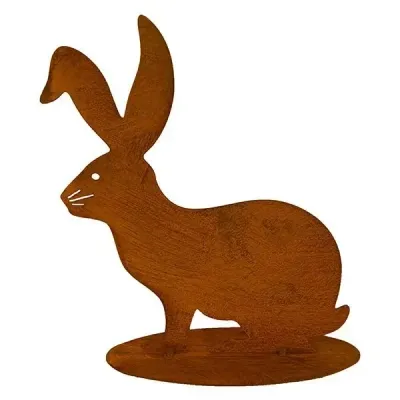 Hase KLOPFER auf Bodenplatte