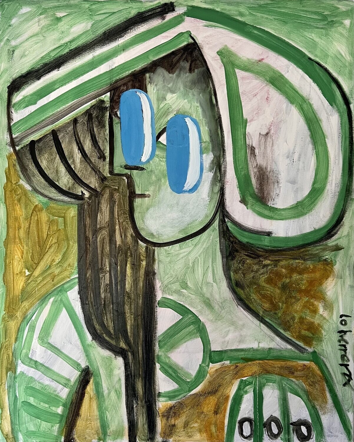 DAMA EN VERDE