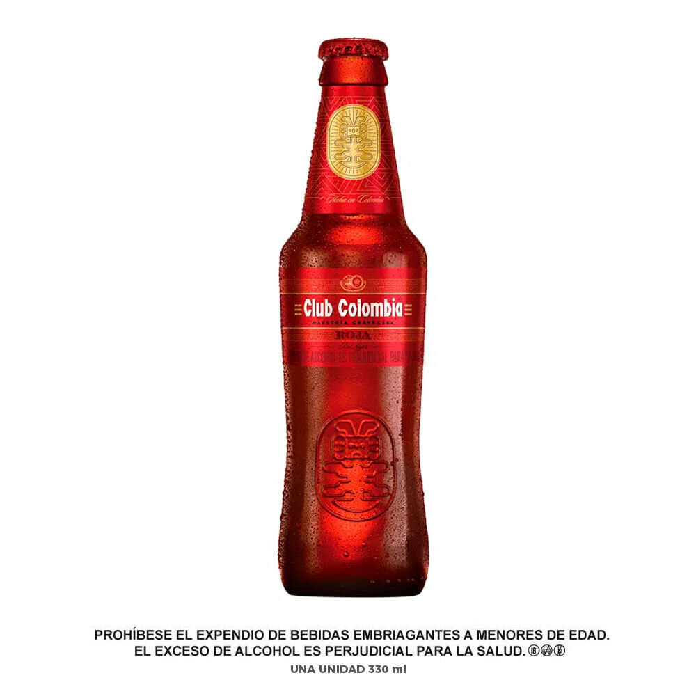 Club colombia roja botella
