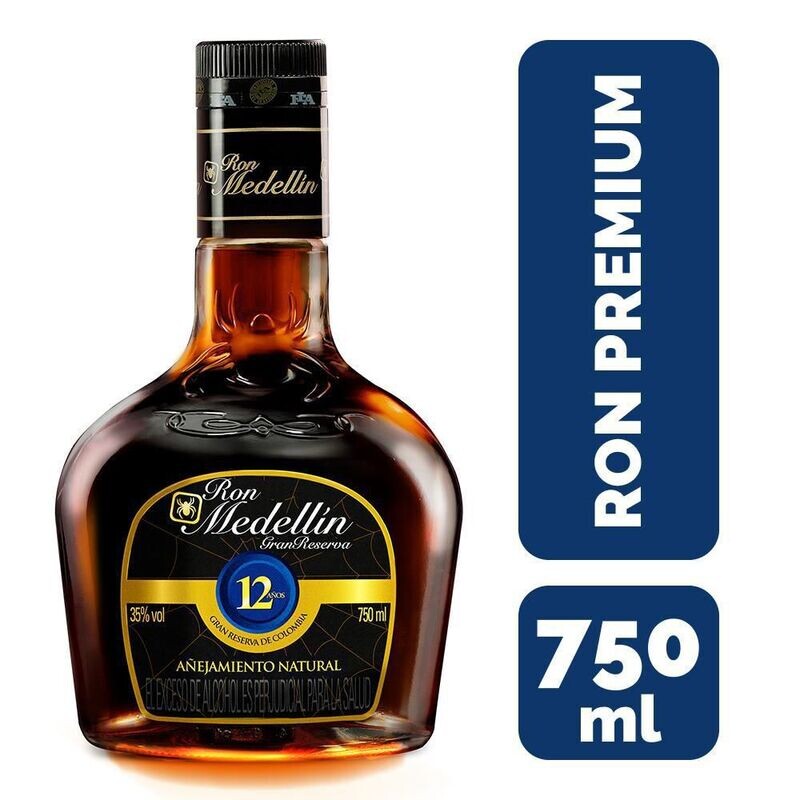 Medellin 12 años botella
