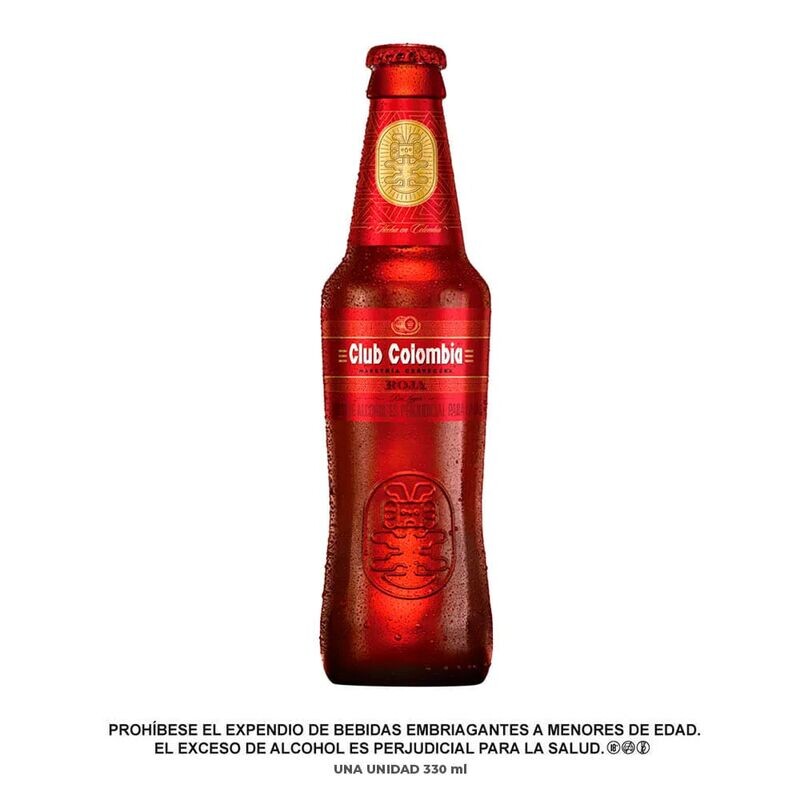 Club colombia roja botella
