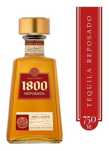 TEQUILLA 1800 REPOSADO BT+VASO