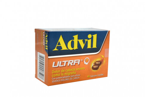 Advil ultra x 40 caps