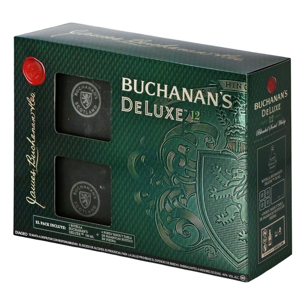 Buchanans bt+portavasos caja