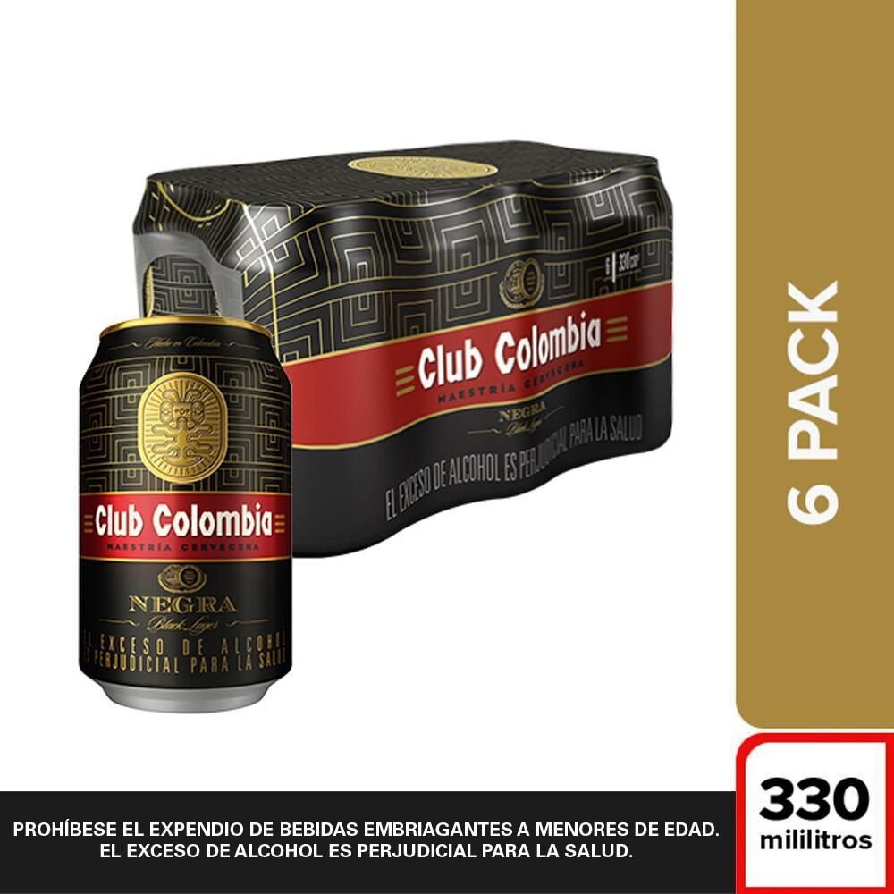 CLUB COLOMBIA NEGRA X6