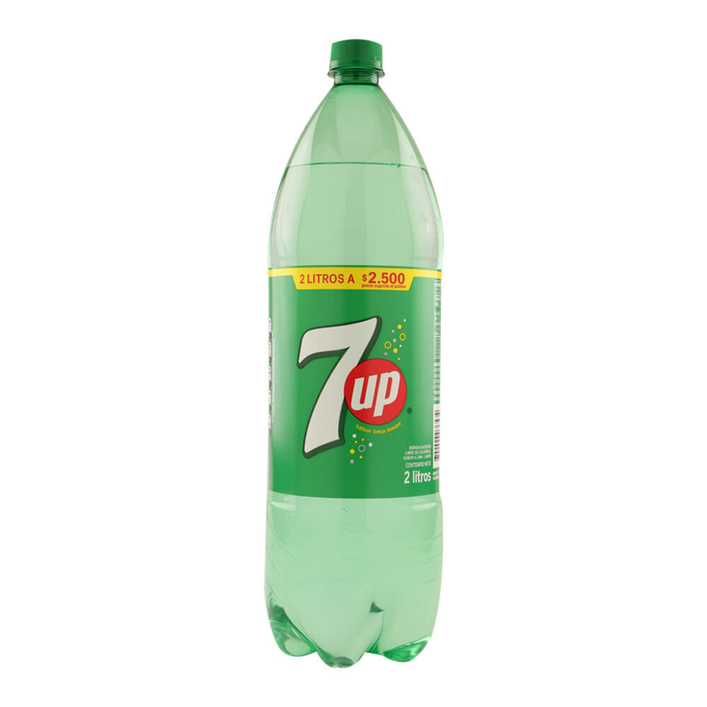Gaseosa seven up 2l