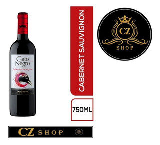 VINO GATO NEGRO CABERNET 1/2 X CAJA