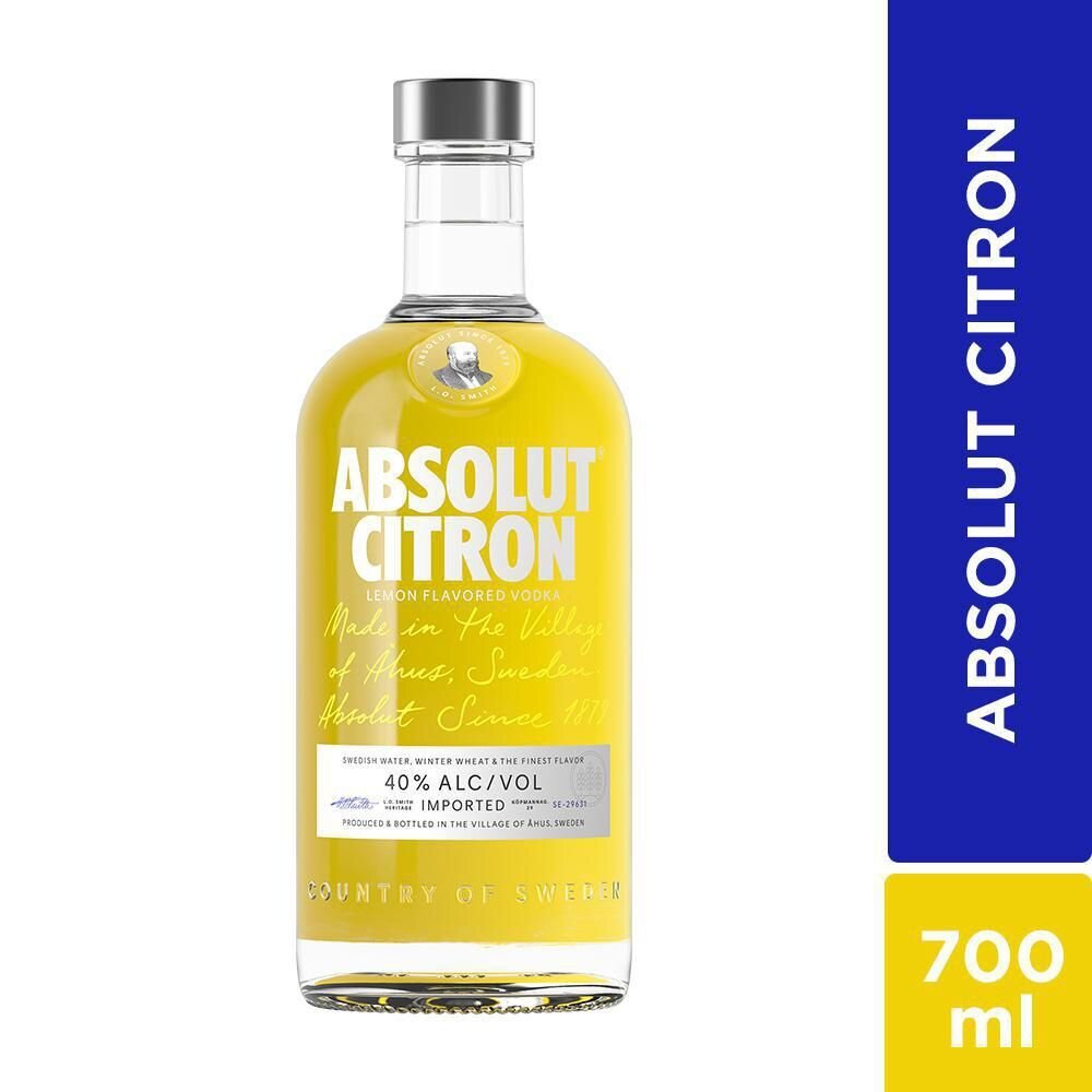 Vodka absolut citron bt und
