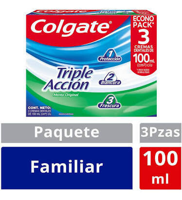 COLGATE 3 ACC 100ML x3 CAJA